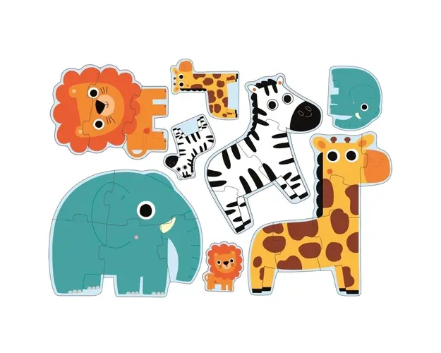 Djeco - Puzzle progresiv In jungla