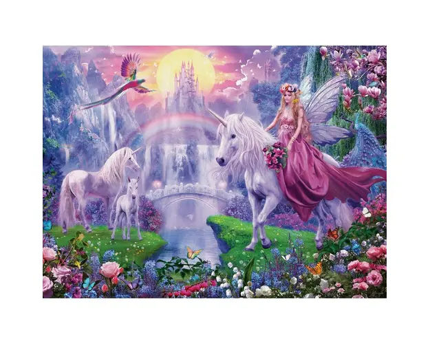 Puzzle Regatul Unicornilor, 200 Piese Starline