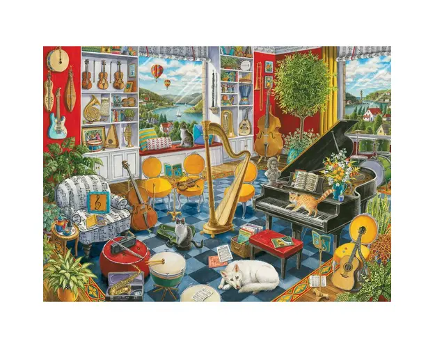 Puzzle Sala De Muzica, 500 Piese