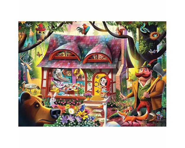 Puzzle Scufita Rosie, 1000 Piese