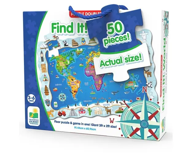 Puzzle Si Joc Harta Lumii