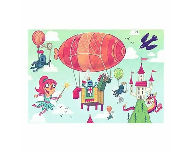Puzzle Si Joc Petrecere Regala, 2X24 Piese