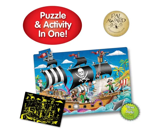 Puzzle Straluceste In Intuneric - Barca Piratilor