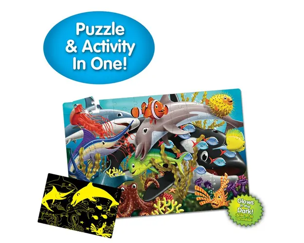 Puzzle Straluceste In Intuneric - Viata Marina