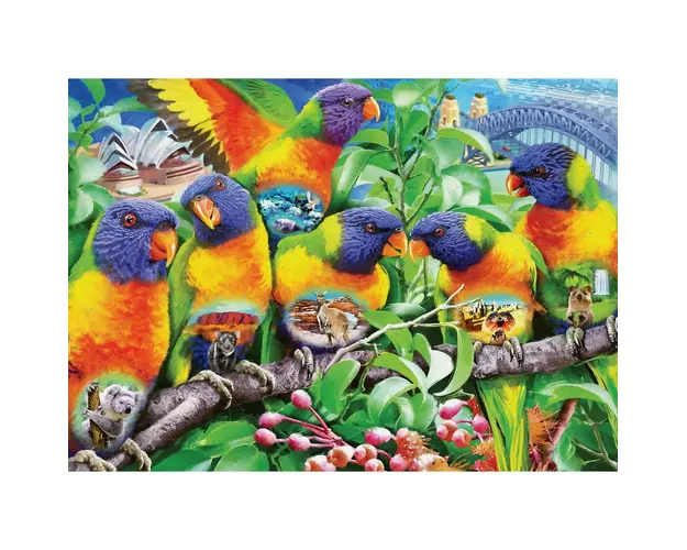 Puzzle Tinutul Loriinilor, 1000 Piese