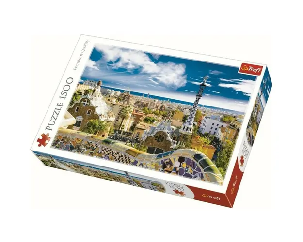 Trefl - Puzzle peisaje Park Barcelona , Puzzle Copii, piese 1500