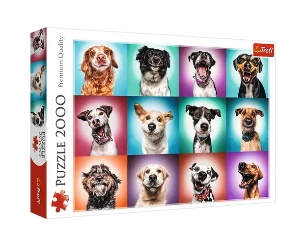 Trefl - PUZZLE 2000 CATELUSII AMUZANTI