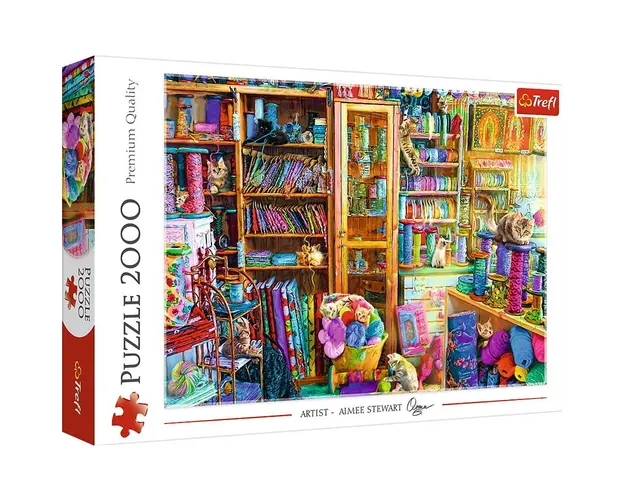 Trefl - Puzzle animale Paradisul pisicutelor , Puzzle Copii, piese 2000