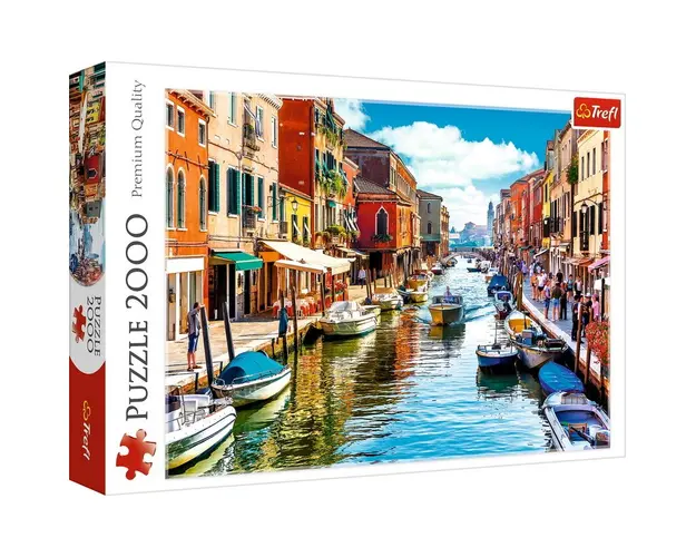 Trefl - Puzzle peisaje Spre Insula Murano Venetia , Puzzle Copii, piese 2000