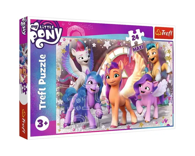 Trefl - PUZZLE TREFL 24 MAXI MY LITTLE PONY - BUCURIA PONEILOR