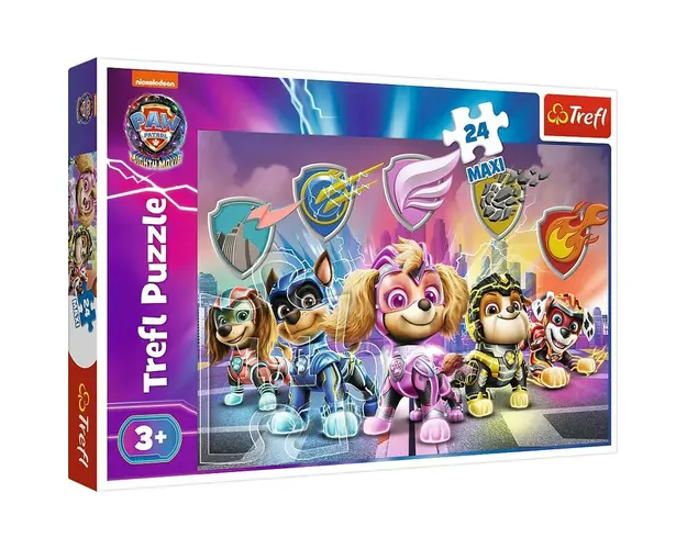 PUZZLE TREFL 24 MAXI PATRULA CATELUSILOR CATEII IN ACTIUNE