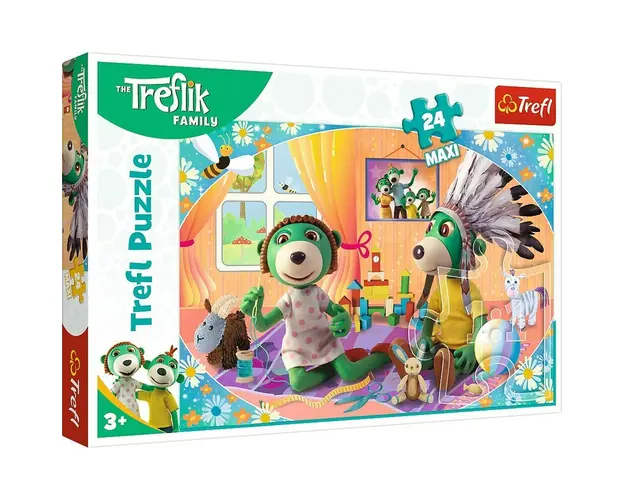 PUZZLE TREFL 24 MAXI TREFLIK FAMILIA FERICITA