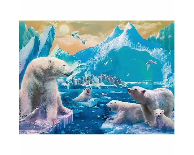Puzzle Ursi Polari, 300 Piese