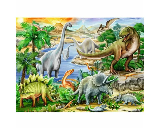 Puzzle Viata Preistorica, 60 Piese