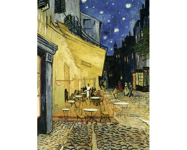 Puzzle Vincent Van Gogh: Terasa In Noapte, 1000 Piese
