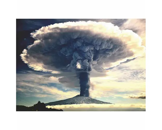 Puzzle Vulcanul Etna, 1000 Piese