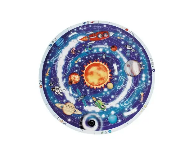Beleduc - Puzzle educativ Planetele Puzzle Copii, pcs 49