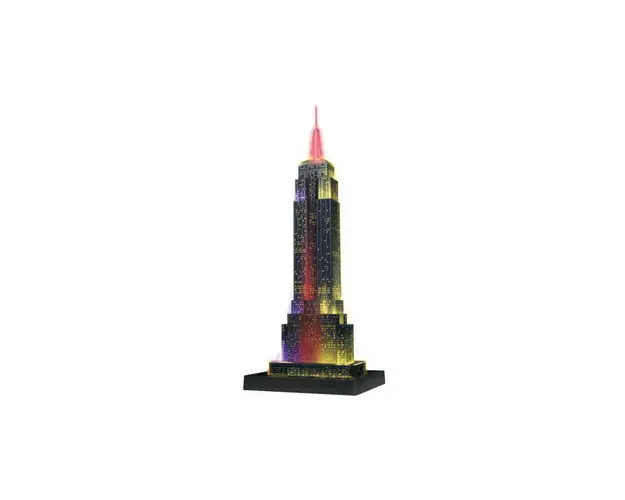 Puzzle 3D Empire State Building - Lumineaza Noaptea, 216 Piese