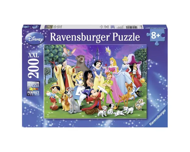 Puzzle Disney Personajele Preferate, 200 Piese