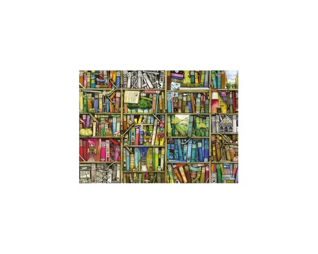 Puzzle Libraria Bizara, 1000 Piese
