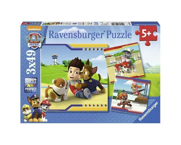 Puzzle Patrula Catelusilor M2, 3X49 Piese