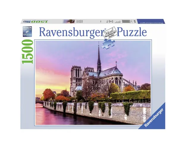 Puzzle Pictura Notre Dame, 1500 Piese