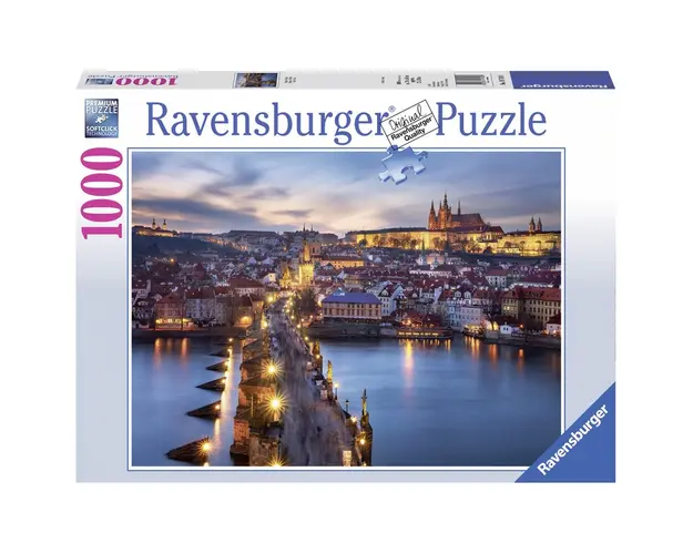 Puzzle Praga Noaptea, 1000 Piese