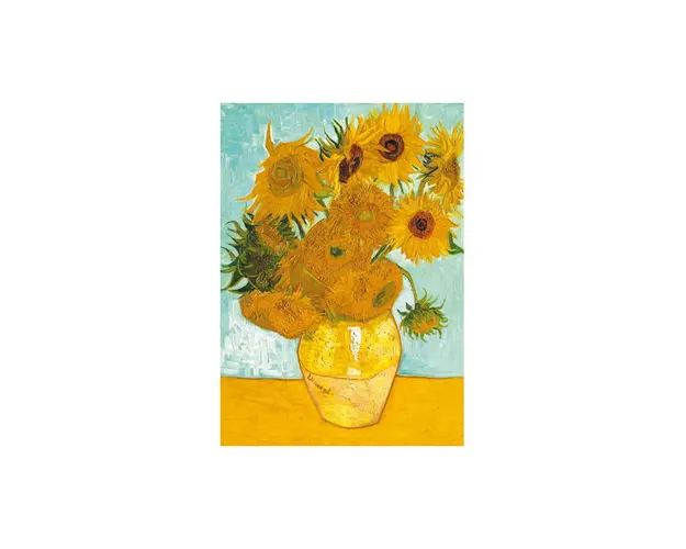 Ravensburger - Puzzle Van Gogh - Vaza cu flori, 1000 piese