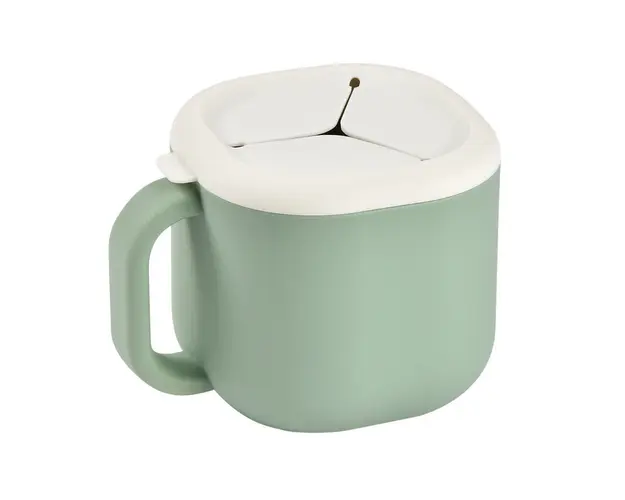 Recipient silicon pentru gustari Beaba Sage Green