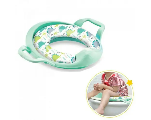 Reductor moale pentru toaleta BabyJem (Culoare: Roz)