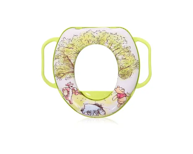 Lorelli - Reductor moale pentru toaleta, cu manere, Bear & Friends White