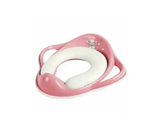 Reductor wc moale copii MyKids Bears Pink White