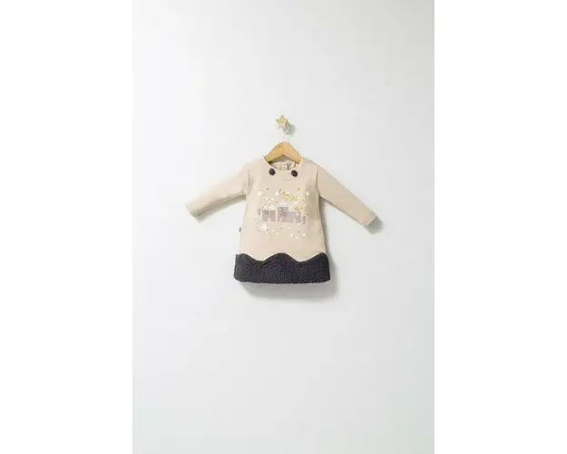 Rochita cu volan pentru fetite Fun Penguin, Tongs baby (Culoare: Gri, Marime: 6-9 luni)