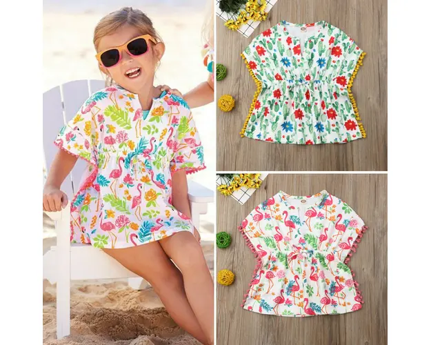 Rochita de plaja Drool (Marime: 80, Model: Flamingo)
