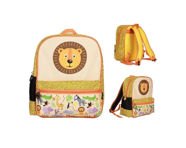 Rucsac cu buzunar exterior - model animale salbatice