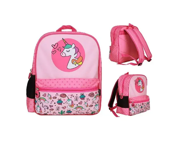 Rucsac cu buzunar exterior - model unicorn