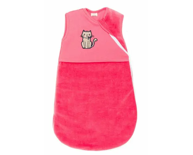 Sac de dormit BIO Organic Red, Pisica, 55 cm. Fillikid