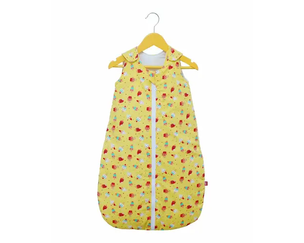 Sac de dormit copii, Dream of Ice Cream, din bumbac, 130 cm, 1.5 tog