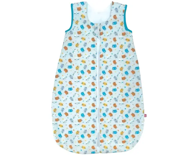Sac de dormit copii, Miau Miau, din bumbac , 70 cm, 0.5 tog
