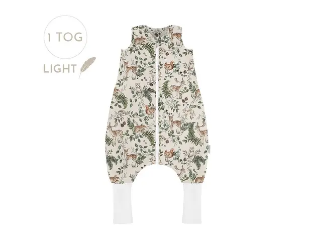 Sac de dormit cu picioare, bumbac 1 Tog, Animals Garden, S, 1-3 ani