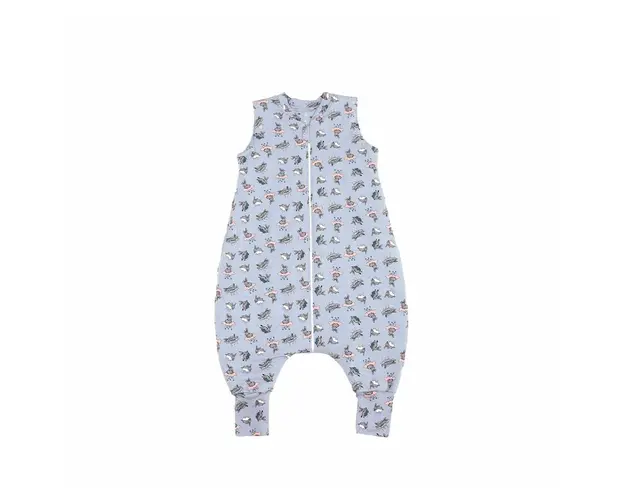 Sac de dormit cu picioruse, Bunny Blue , 70 cm, 0.4/0.5 tog