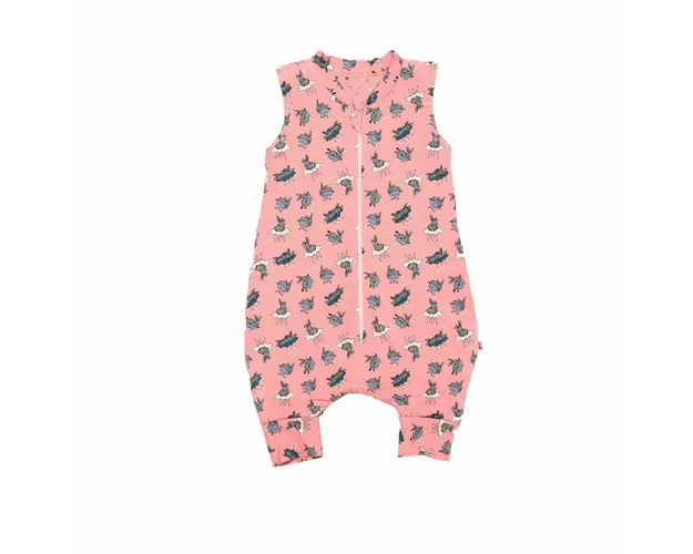 Sac de dormit cu picioruse, Bunny Pink , 70 cm, 0.4/0.5 tog