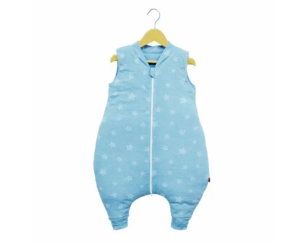Sac de dormit cu picioruse, Stars in your eyes - Blue, 100 cm, 1.5 tog