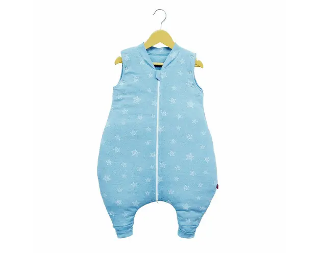 Sac de dormit cu picioruse, Stars in your eyes - Blue, 70 cm, 1 tog