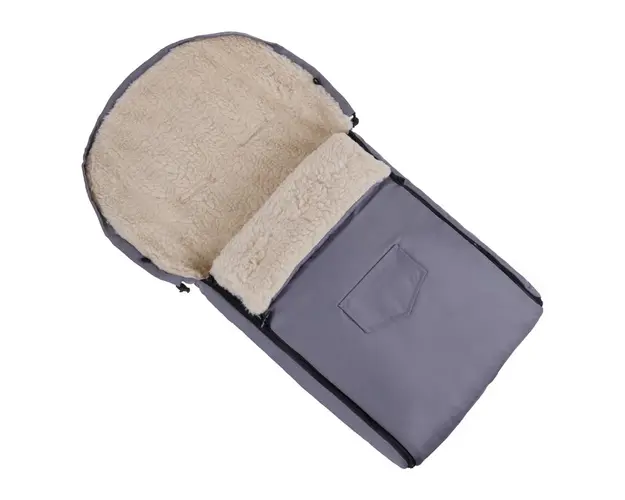 Sac de dormit impermeabil de lana Nativo Winter 95x40 cm Gri