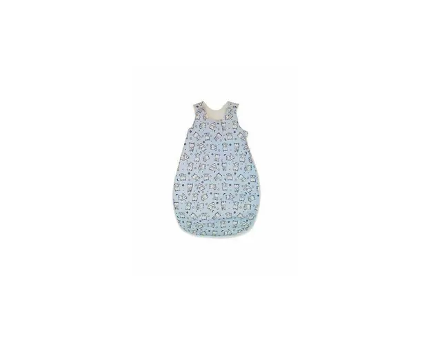 KidsDecor - Sac de dormit fara maneci Baby bear 60 cm din Bumbac, 60x23 cm, 0-3 luni, Tog 0.8, Albastru
