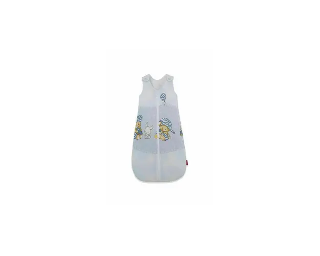 KidsDecor - Sac de dormit fara maneci Hai la joaca 110 cm din Bumbac, 110x38 cm, 18-36 luni, Tog 0.8, Albastru