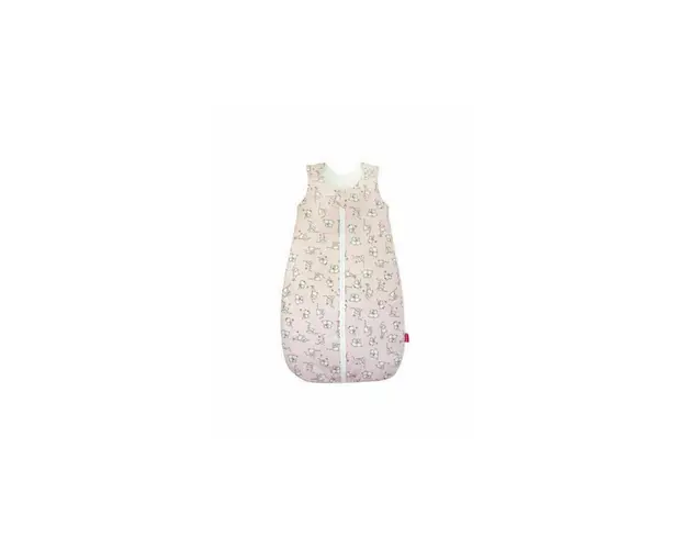 KidsDecor - Sac de dormit fara maneci Loving Bear 70 cm din Bumbac, 70x30 cm, 3-9 luni, Tog 0.8, Roz