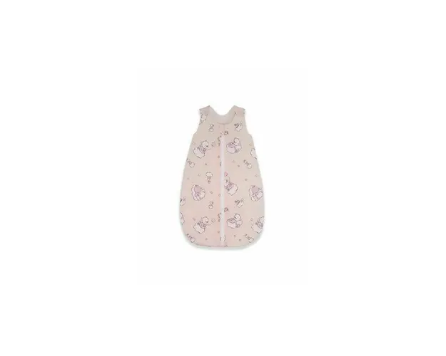 KidsDecor - Sac de dormit fara maneci Ursuletul Martinica 70 cm din Bumbac, 70x30 cm, 3-9 luni, Tog 0.8, Roz