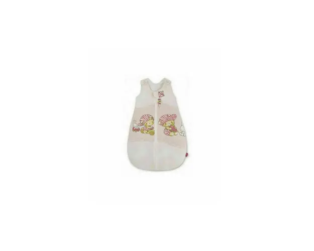 KidsDecor - Sac de dormit fara maneci Hai la joaca 60 cm din Bumbac, 60x23 cm, 0-3 luni, Tog 1.0, Roz